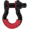 BULLY Black D-Ring Shackle Bolt with Red Rubber Isolator