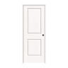 JELD-WEN 36 in. x 80 in. Cambridge White Painted Left-Hand Smooth Molded Composite Single Prehung Interior Door