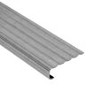 Schluter Trep-EK Stainless Steel 1/8 in. x 4 ft. 11 in. Metal Stair Nose Tile Edging Trim