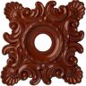 Ekena Millwork 1-1/2 in. x 18 in. x 18 in. Polyurethane Crawley Ceiling Medallion, Firebrick