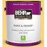 BEHR PREMIUM PLUS 1 gal. #P260-5 Yellow Jubilee Eggshell Enamel Low Odor Interior Paint & Primer