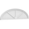 Ekena Millwork 2 in. x 56 in. x 15 in. Elliptical 3-Spoke Architectural Grade PVC Pediment Moulding