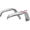 Aries Jeep Wrangler JK Raw Aluminum Front Fender Flares