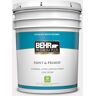 BEHR PREMIUM PLUS 5 gal. #W-D-610 White Glove Satin Enamel Low Odor Interior Paint & Primer