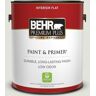 BEHR PREMIUM PLUS 1 gal. #PPL-75 Wisdom Flat Low Odor Interior Paint & Primer