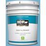 BEHR PREMIUM PLUS 5 gal. #550D-5 Ocean Cruise Satin Enamel Low Odor Interior Paint & Primer