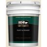 BEHR PREMIUM PLUS 5 gal. #T14-3 Miami Weiss Semi-Gloss Enamel Exterior Paint & Primer