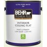 BEHR PREMIUM PLUS 1 gal. #420C-1 Highlight Ceiling Flat Interior Paint