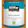 BEHR PREMIUM PLUS 1 gal. #S-H-310 Autumn Fest Satin Enamel Low Odor Interior Paint & Primer