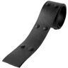 American Pro Decor 2-3/4 in. x 1/4 in. x 41 in. Black Flexible Rubber Double Bolt Strapping Brace for Faux Wood Beams