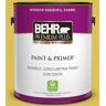 BEHR PREMIUM PLUS 1 gal. #P320-6A Flustered Mustard Eggshell Enamel Low Odor Interior Paint & Primer