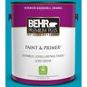 BEHR PREMIUM PLUS 1 gal. #520B-6 Brilliant Sea Eggshell Enamel Low Odor Interior Paint & Primer