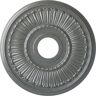 Ekena Millwork 16 in. x 3-5/8 in. ID x 3/4 in. Melonie Urethane Ceiling Medallion (Fits Canopies upto 6-3/8 in.), Platinum