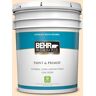 BEHR PREMIUM PLUS 5 gal. #310C-1 Kansas Grain Satin Enamel Low Odor Interior Paint & Primer