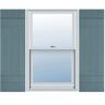 14 in. W x 35 in. H Vinyl Exterior Joined Board and Batten Shutters Pair in Wedgewood Blue