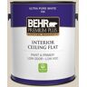 BEHR PREMIUM PLUS 1 gal. Designer Collection #DC-011 Gray Envelope Ceiling Flat Interior Paint