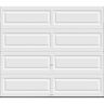 Clopay Classic Collection 8 ft. x 7 ft. 12.9 R-Value Intellicore Insulated Solid White Garage Door with Exceptional
