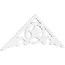 Ekena Millwork Pitch Austin 1 in. x 60 in. x 25 in. (9/12) Architectural Grade PVC Gable Pediment Moulding