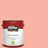 BEHR PREMIUM PLUS 1 gal. #180A-3 Just Blush Flat Low Odor Interior Paint & Primer