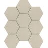 EMSER TILE Source Fawn 8.66 in. x 9.88 in. Honeycomb Porcelain Mosaic Tile (0.594 sq. ft./Each Piece, Sold in Case of 11 Pieces)