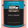 BEHR PREMIUM PLUS 1 gal. #180A-3 Just Blush Satin Enamel Exterior Paint & Primer