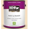 BEHR PREMIUM PLUS 1 gal. #PPL-41 Tea Cookie Eggshell Enamel Low Odor Interior Paint & Primer