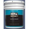 BEHR PREMIUM PLUS 5 gal. #MQ5-15 Award Night Satin Enamel Exterior Paint & Primer