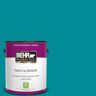 BEHR PREMIUM PLUS 1 gal. #510B-7 Empress Teal Eggshell Enamel Low Odor Interior Paint & Primer