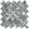 Apollo Tile Splendor Green 11.81 in. x 11.81 in. Matte Porcelain Mosaic Wall and Floor Tile (4.84 sq. ft./case) (5-pack)