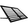 Beauty-Mark 5.6 ft. Ohio Metal Shutter Fixed Awning (68 in. W x 24 in. H x 36 in. D) in Black