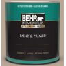 BEHR PREMIUM PLUS 1 qt. #MQ2-37 Eiffel For You Semi-Gloss Enamel Exterior Paint & Primer