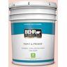 BEHR PREMIUM PLUS 5 gal. #M170-1 Pink Elephant Satin Enamel Low Odor Interior Paint & Primer