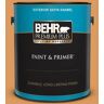 BEHR PREMIUM PLUS 1 gal. #M240-6 Stunning Gold Satin Enamel Exterior Paint & Primer