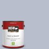 BEHR PREMIUM PLUS 1 gal. #610F-4 Silver Service Flat Low Odor Interior Paint & Primer