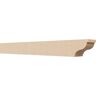 Ekena Millwork 4-in. x 4-in. x 36-in. Garner Woodgrain, Primed Tan Timberthane Polyurethane Rafter Tail Brace