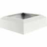 AFCO 8 in. Aluminum Empire Capital and Base with Feature for Endura-Aluminum Empire Style Columns