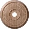 Ekena Millwork 24 in. Unfinished Cherry Carved Berkshire Ceiling Medallion