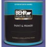 BEHR PREMIUM PLUS 1 qt. #P550-6 Wizards Potion Satin Enamel Exterior Paint & Primer