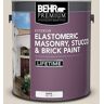 BEHR PREMIUM 1 gal. #OR-W06 Coconut Ice Elastomeric Masonry, Stucco and Brick Exterior Paint