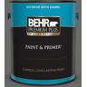 BEHR PREMIUM PLUS 1 gal. #BNC-26 Lunar Basalt Satin Enamel Exterior Paint & Primer