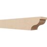 Ekena Millwork 6-in. x 6-in. x 32-in. Garner Woodgrain, Primed Tan Timberthane Polyurethane Rafter Tail Brace