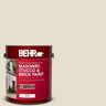 BEHR 1 gal. #GR-W12 Confident White Flat Masonry, Stucco and Brick Interior/Exterior Paint