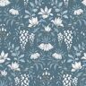 Laura Ashley Parterre Dark Seaspray Unpasted Removable Strippable Wallpaper