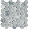 EMSER TILE Glitz Glory 11.81 in. x 11.97 in. Honeycomb Glossy Glass Mosaic Tile (0.982 sq. ft./Each)