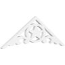Ekena Millwork 1 in. x 36 in. x 12 in. (8/12) Pitch Austin Gable Pediment Architectural Grade PVC Moulding