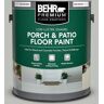 BEHR PREMIUM 1 gal. #SC-365 Cape Cod Gray Low-Lustre Enamel Interior/Exterior Porch and Patio Floor Paint