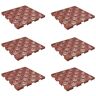 Pure Terracotta 11.5 in. x 11.5 in. x 0.5 in. Polypropylene Flooring Tiles (12-per Case) (11 sq. ft.)