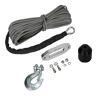 Extreme Max The Devil's Helper Complete Synthetic ATV Win. Rope Kit - Gray