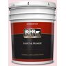 BEHR PREMIUM PLUS 5 gal. #P150-1 Blowing Kisses Flat Exterior Paint & Primer