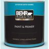 BEHR PREMIUM PLUS 1 qt. #510A-2 Salty Tear Satin Enamel Exterior Paint & Primer